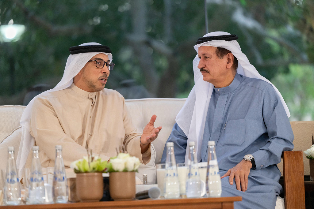 With HH Sheikh Mansour bin Zayed Al Nahyan, UAE Vice President, Deputy Prime Minister and President of the Presidential Court